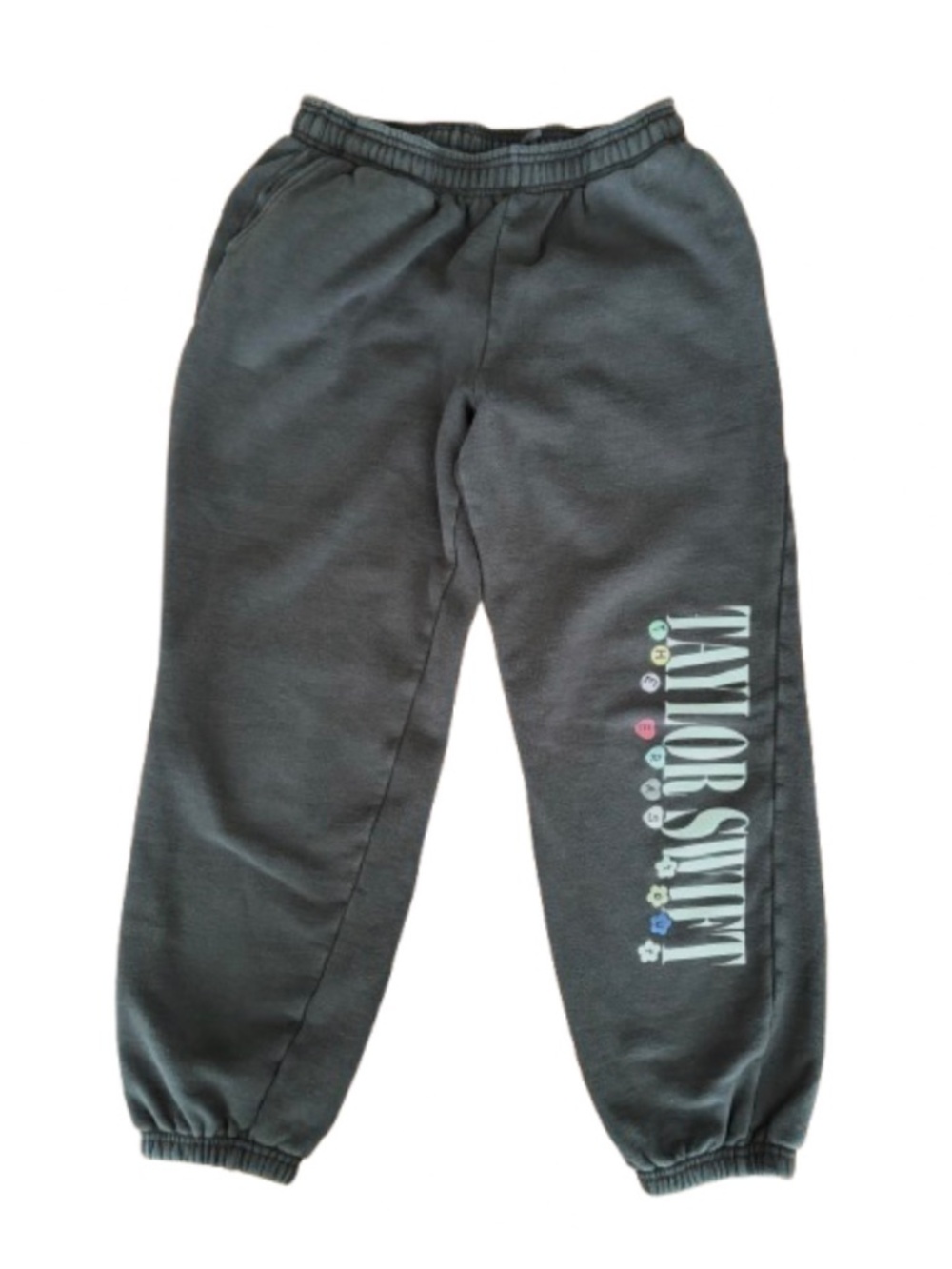 Taylor Swift Eras Tour Friendship Bracelet Sweatpants, Black, Size L, EUC